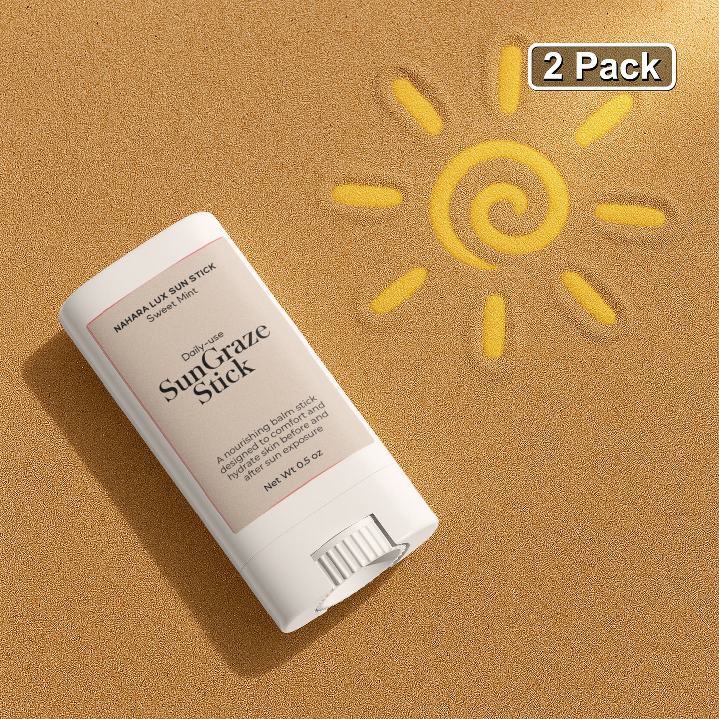 2 Pack Tallow Zinc Sun Stick