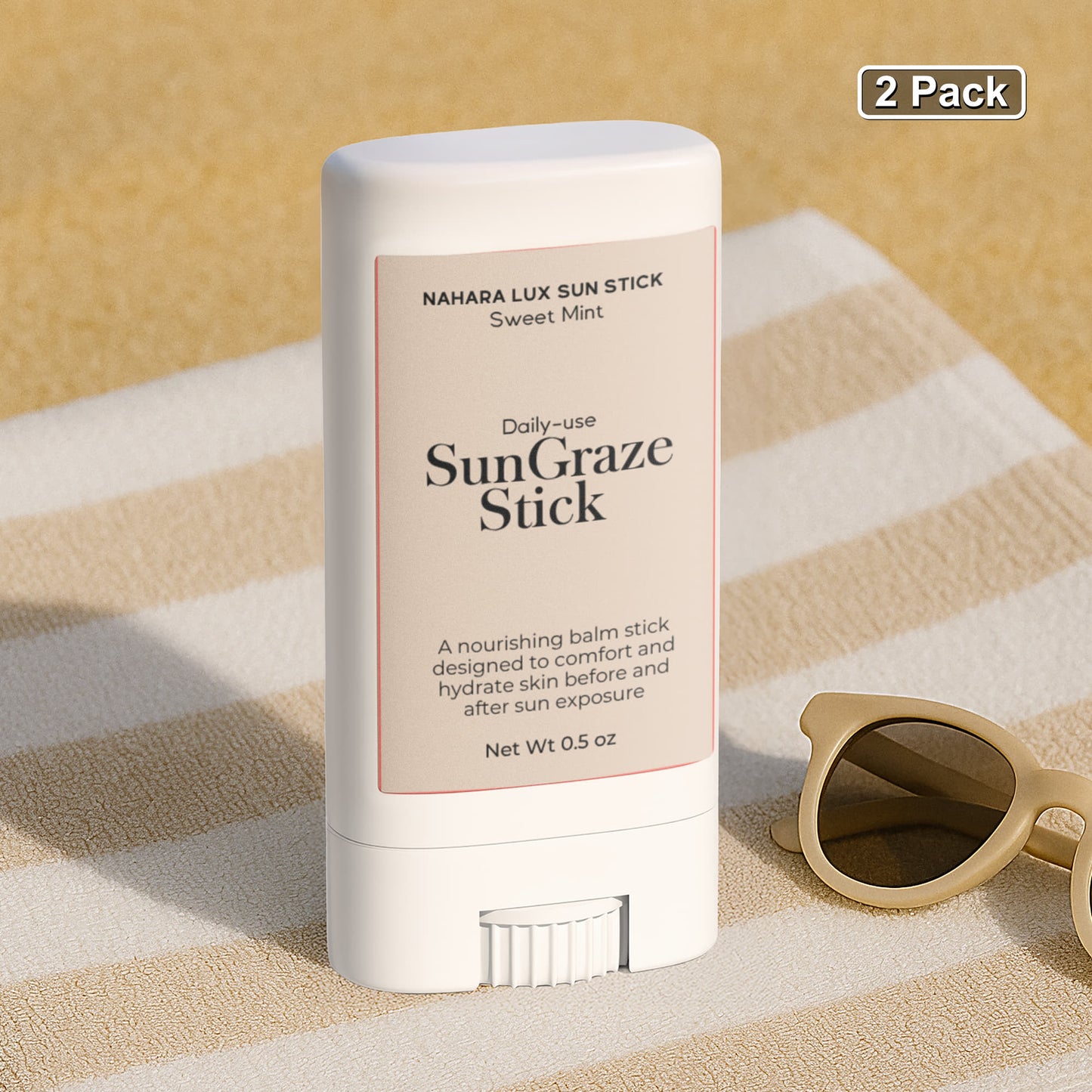2 Pack Tallow Zinc Sun Stick