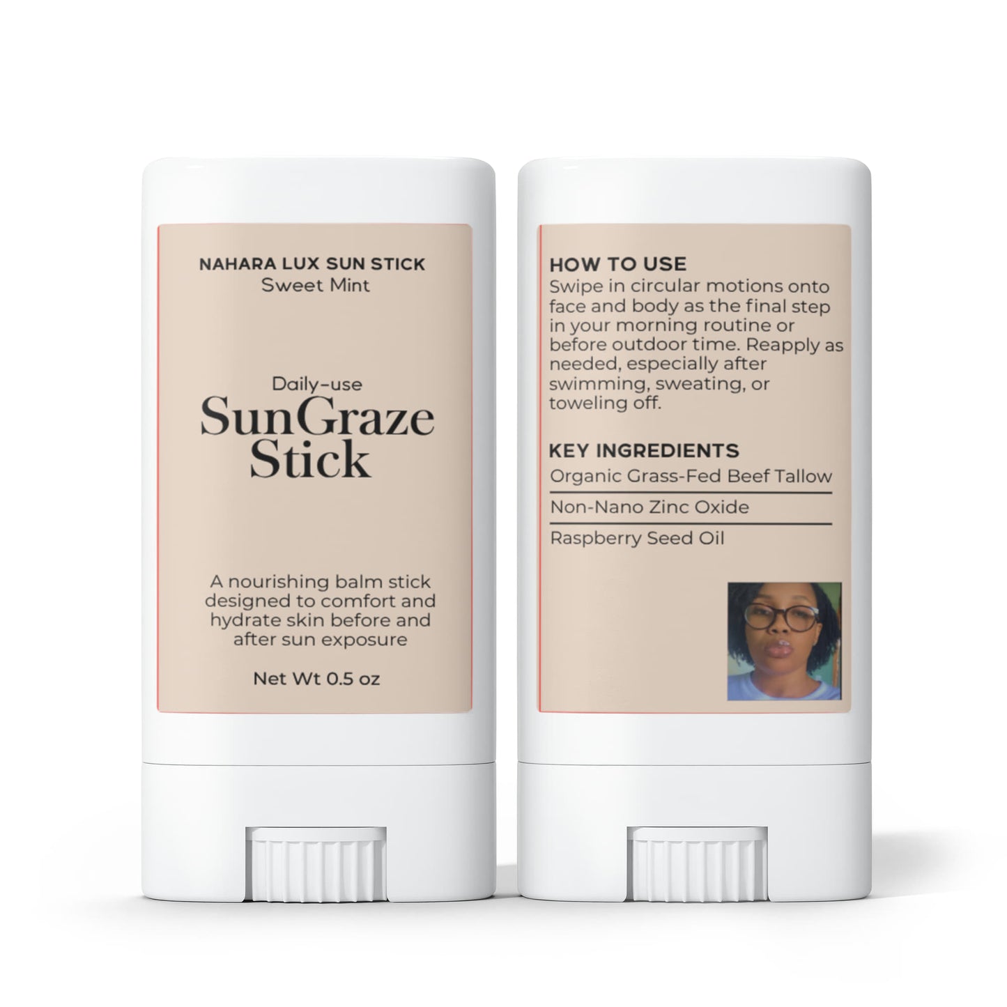 2 Pack Tallow Zinc Sun Stick
